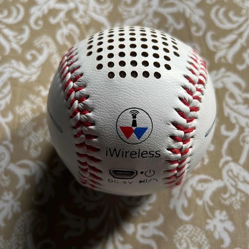 Baseball Bluetooth speaker